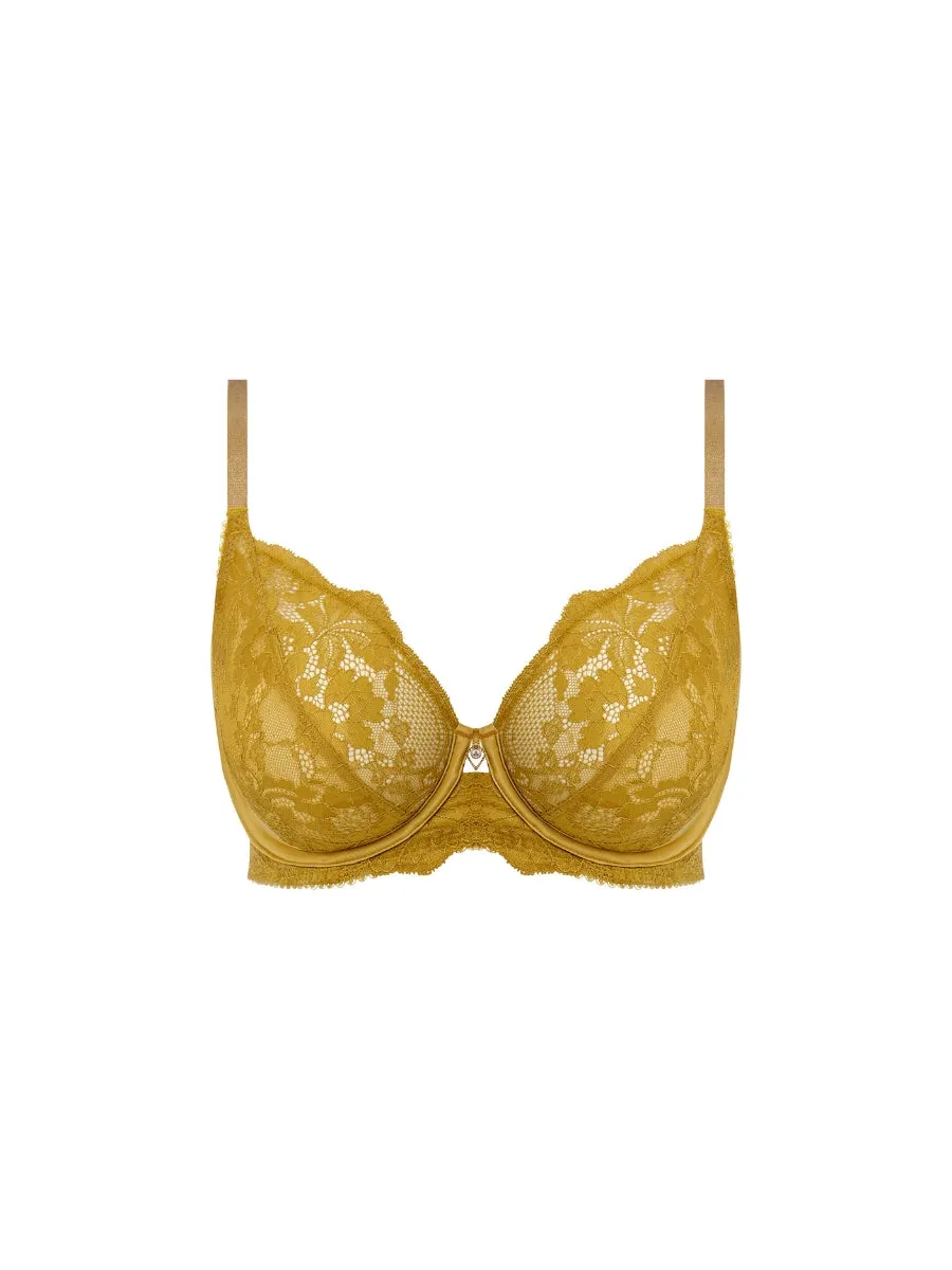 Natsuki Lace Underwire Bra - Antique Gold