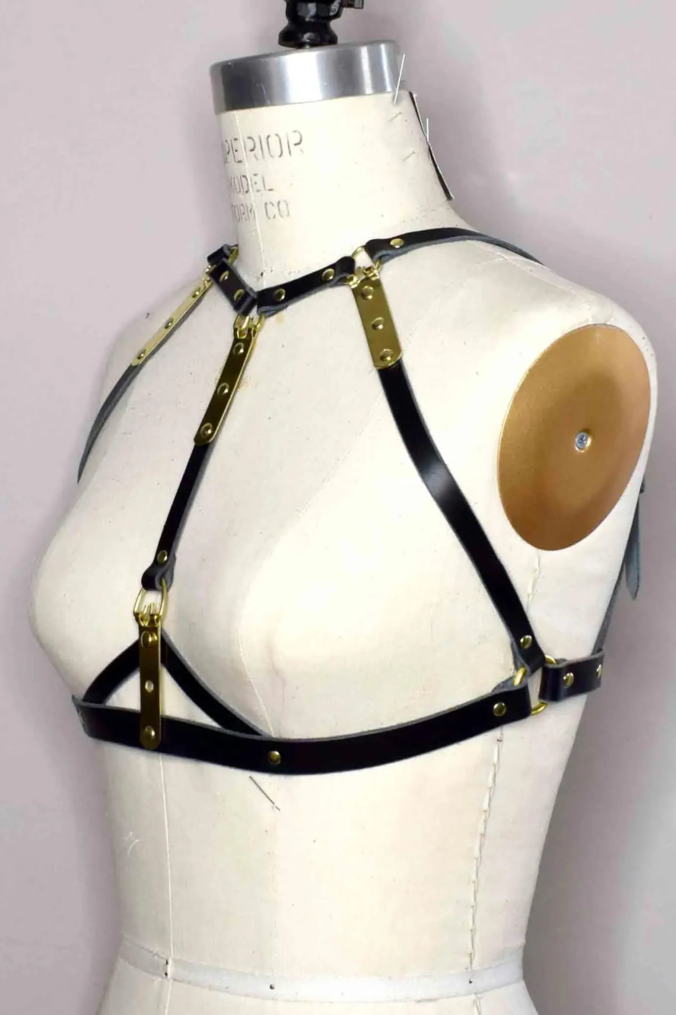 Nymph Leather Harness Bra