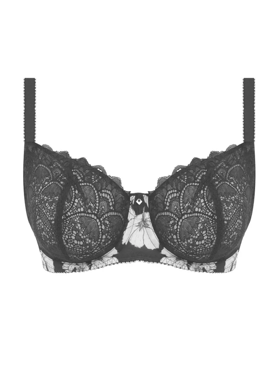 Olivia Balcony Bra - Black