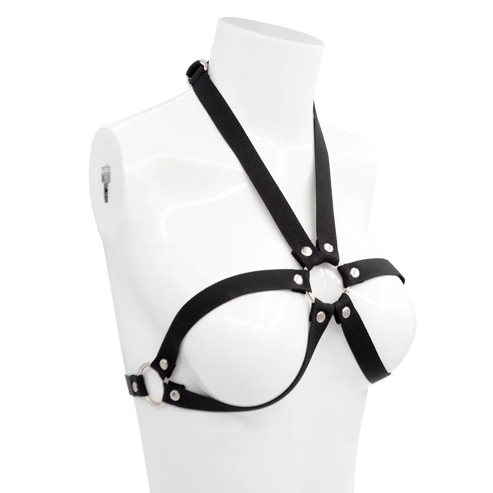 Open Breast Body Harness