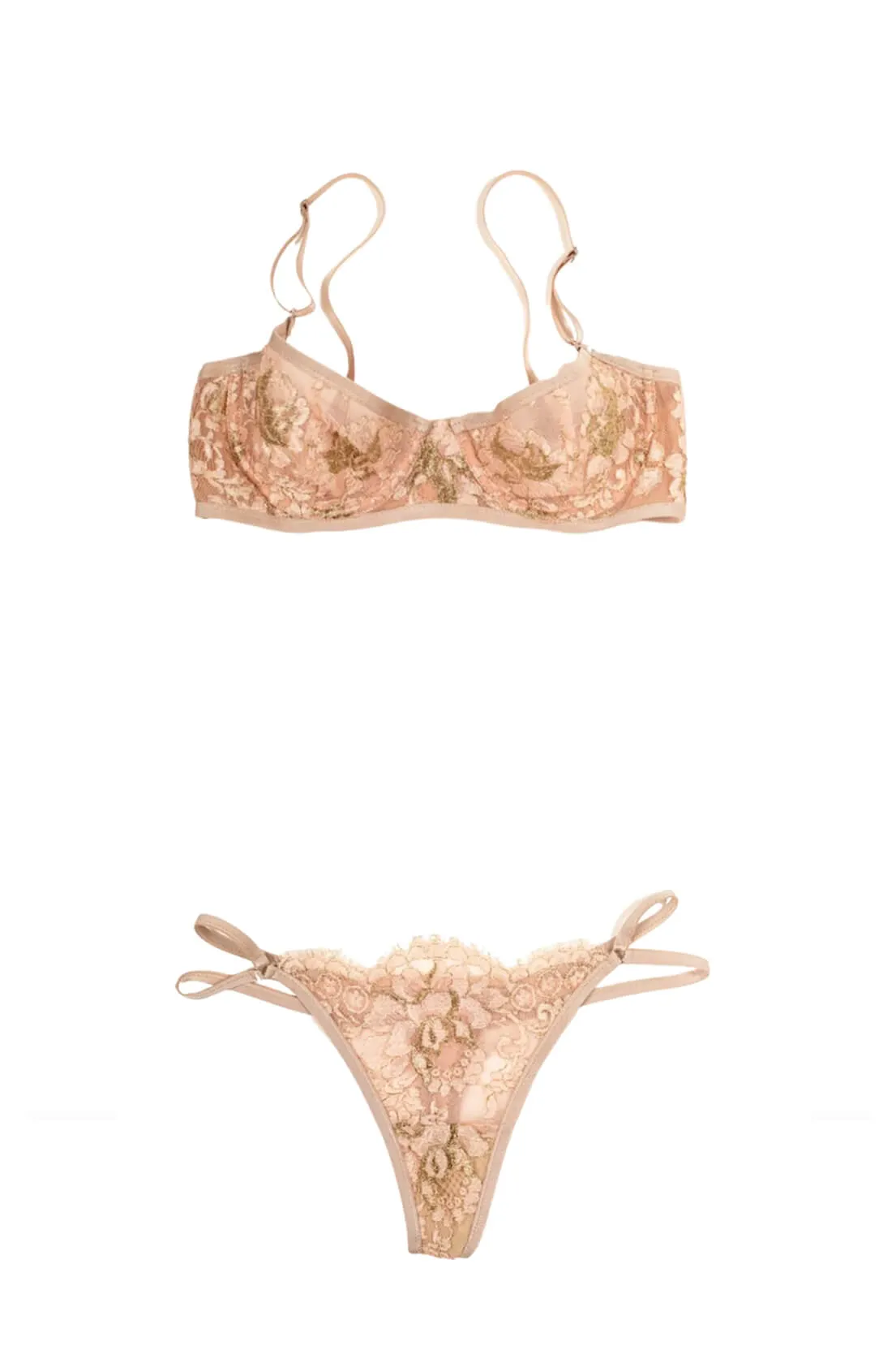 Pomona French Lace Lingerie Set