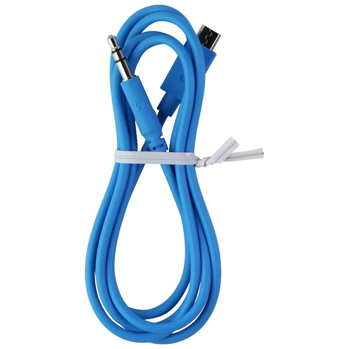 Replacement JLab Micro USB to 3.5mm Adapter Cable for JLab Headphones - Blue