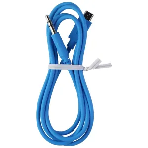 Replacement JLab Micro USB to 3.5mm Adapter Cable for JLab Headphones - Blue