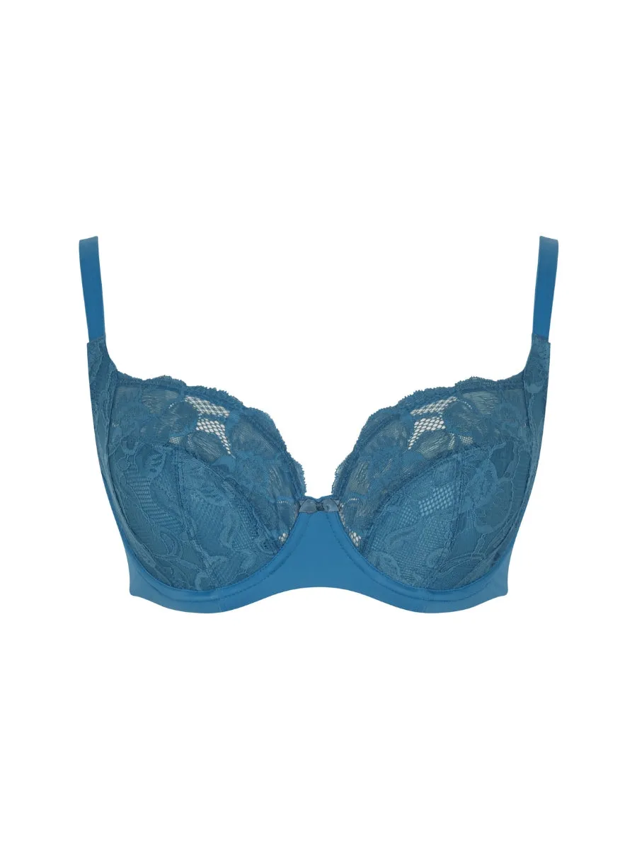 Rocha Balcony Bra - Peacock Blue