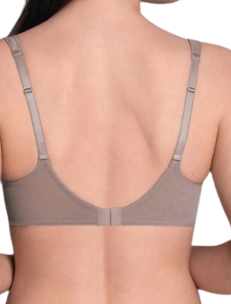 Rosa Faia Antonia Underwired Balconette Bra, Grey | Grey Rosa Faia Antonia Balconette Bra | Grey Padded Balconette