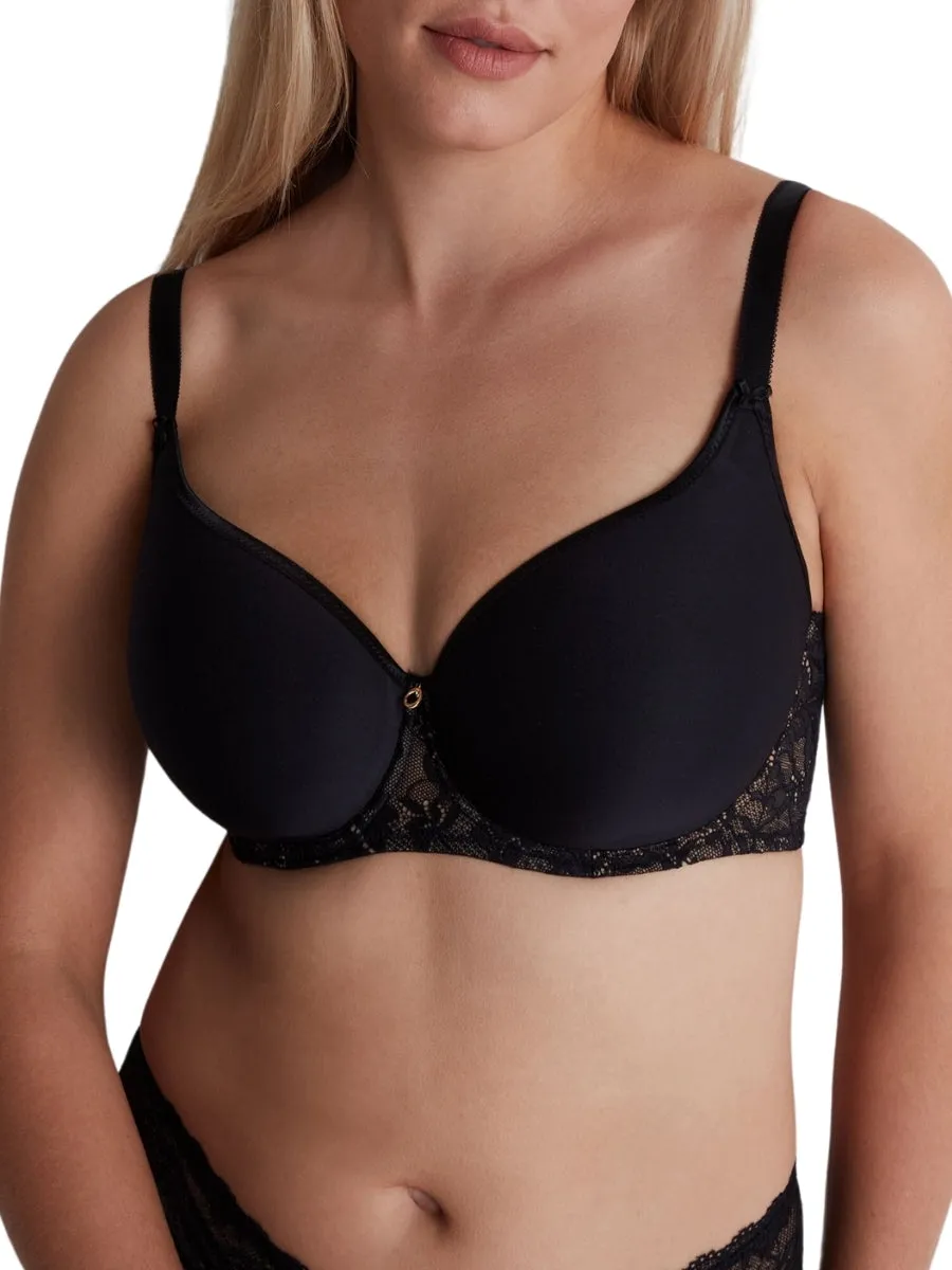 Rosessence Care Spacer T-Shirt Bra - Black