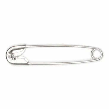 Safety Pins: Value Pack: Nickel (100 Pcs)