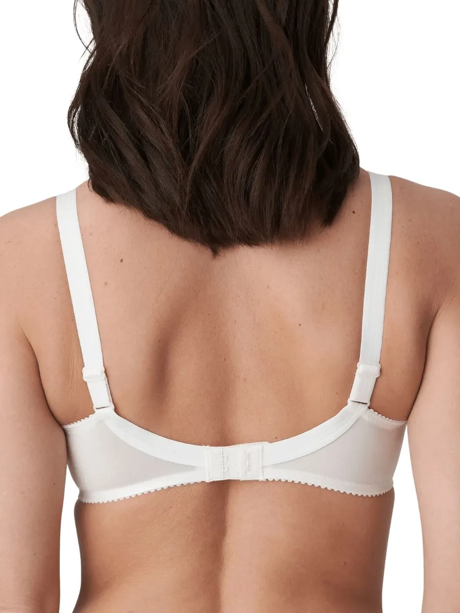 Satin Full Cup Bra - Natural