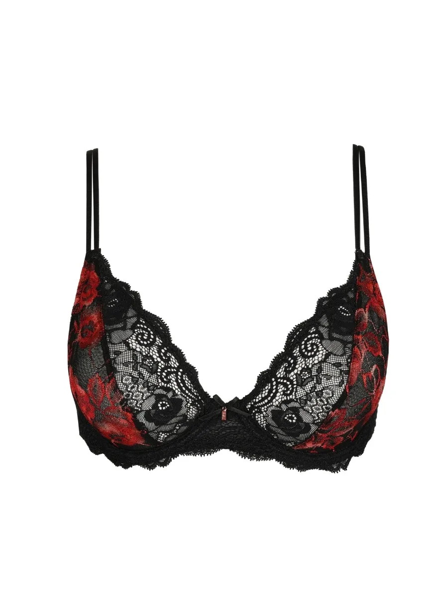 Selyna Plunge Bra - Spicy Red