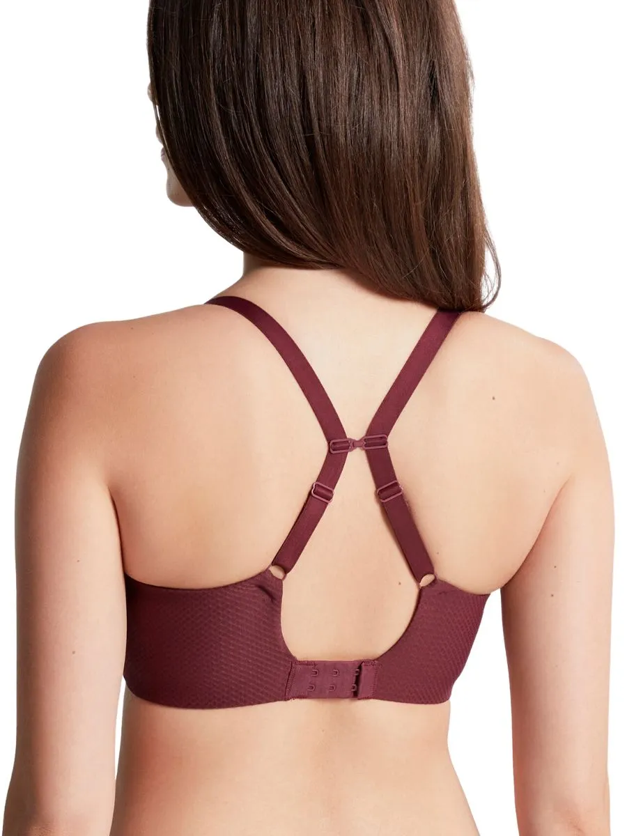 Serene Full Cup Bra - Dark Cherry