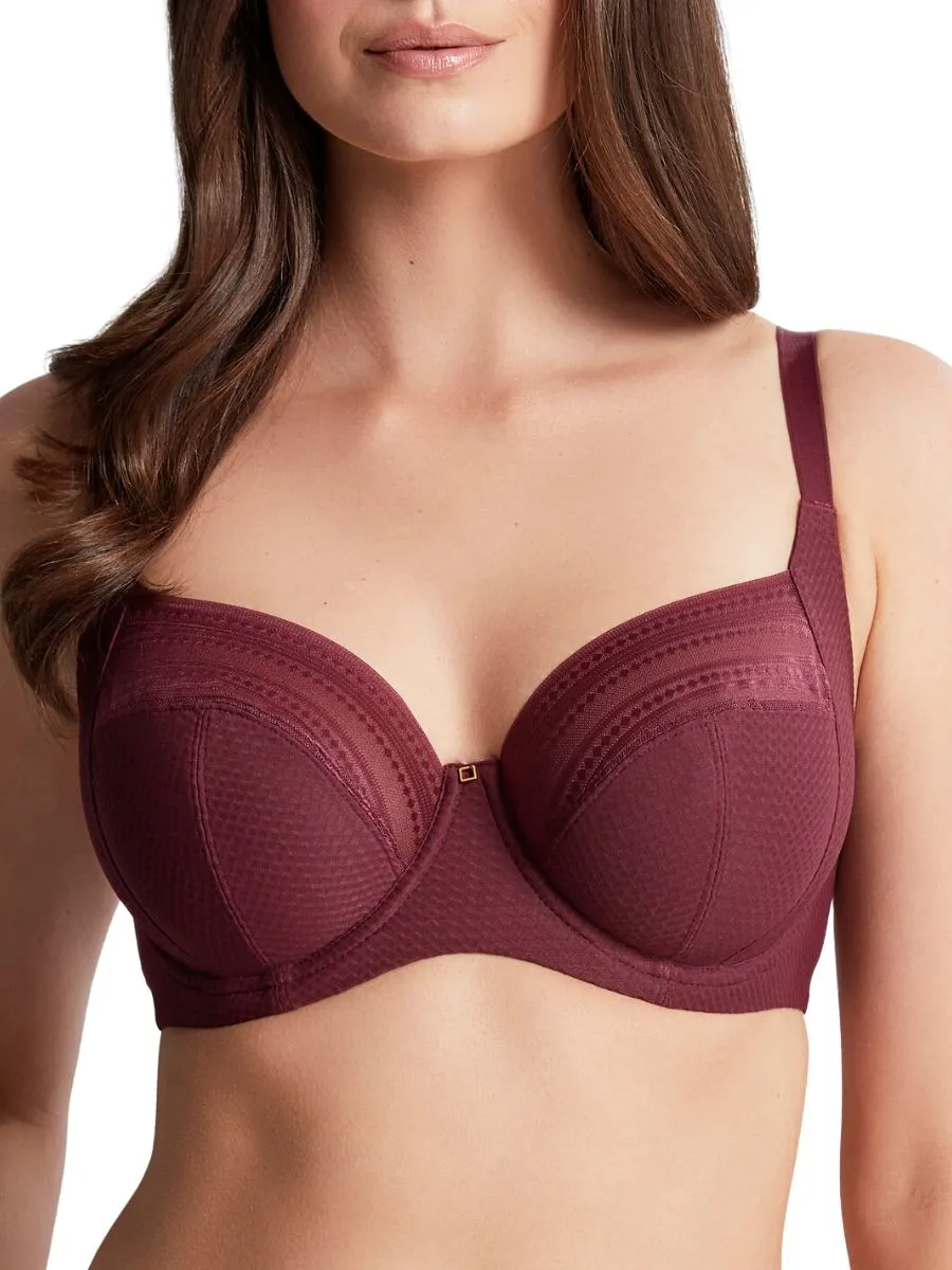 Serene Full Cup Bra - Dark Cherry