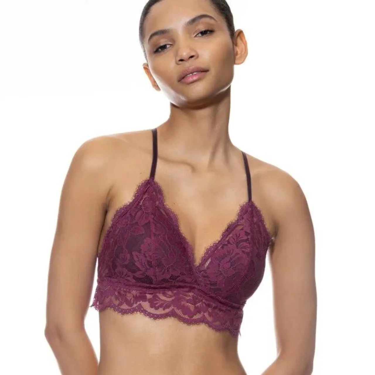 Serie Poetry Vogue Triangle Racerback Bra in Barbados Cherry