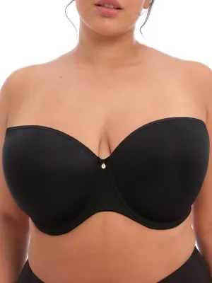 Smooth Moulded Strapless Bra - Black