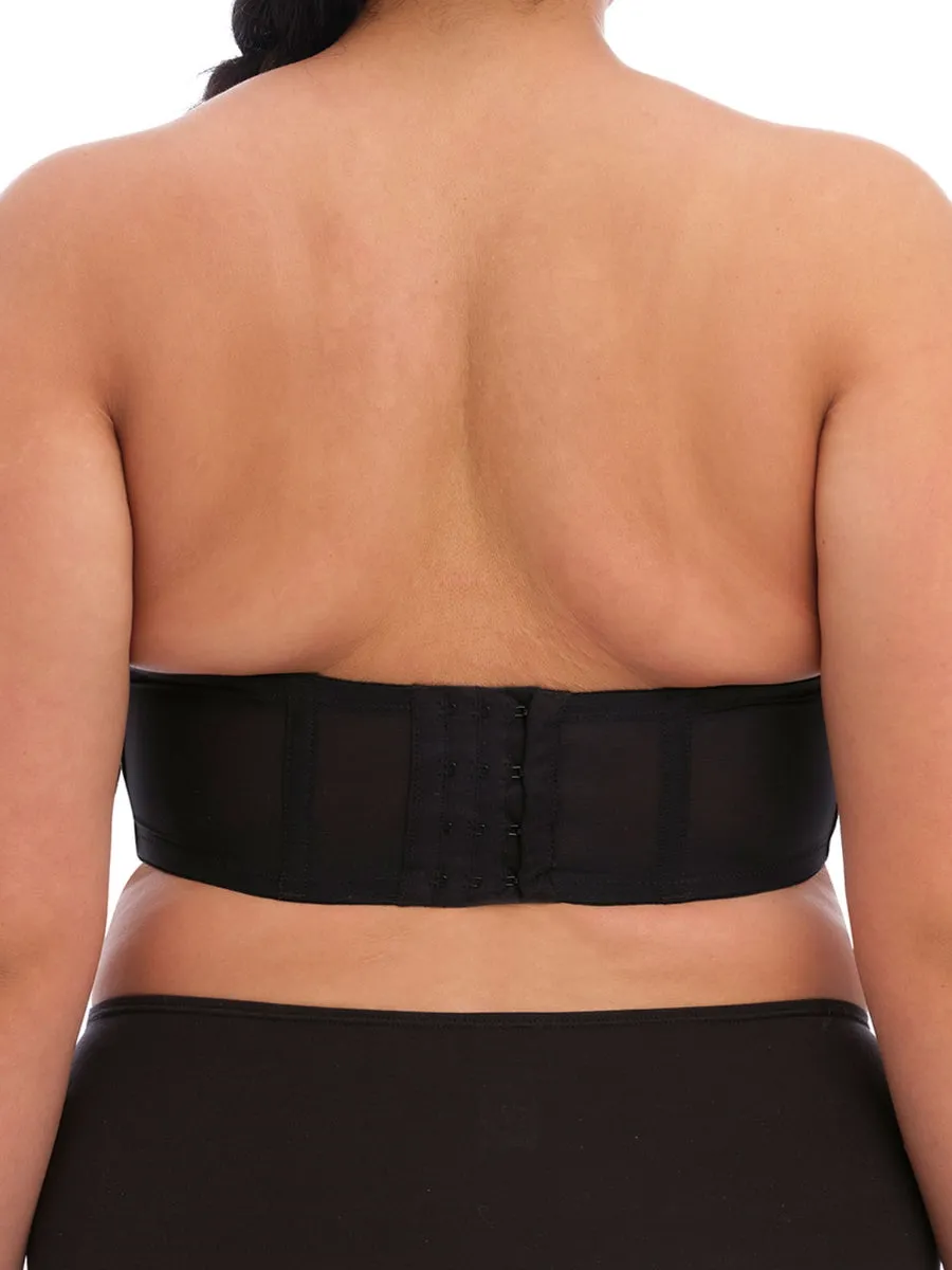 Smooth Moulded Strapless Bra - Black