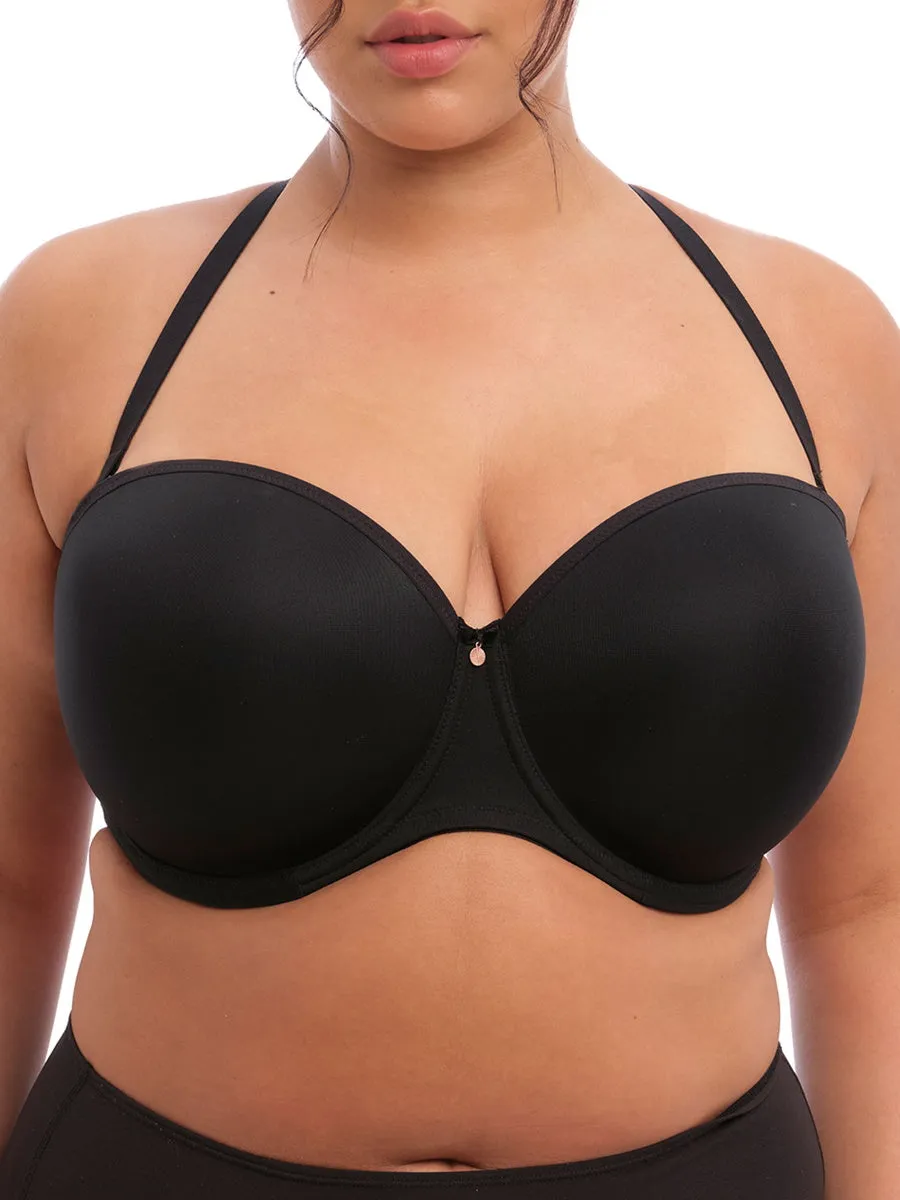 Smooth Moulded Strapless Bra - Black