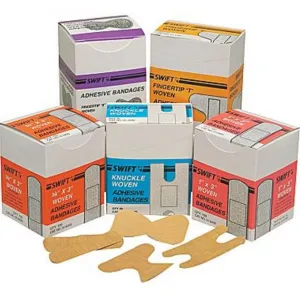 Swift First Aid 1" X 3" Regular Woven Strip Adhesive Bandage | 100 Per Box