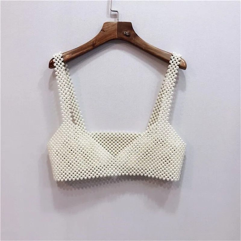 TEEK - Pearlie Vest Crop Top