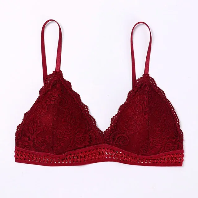 TEEK - Simple Lace Tri Bra | Multi-Options