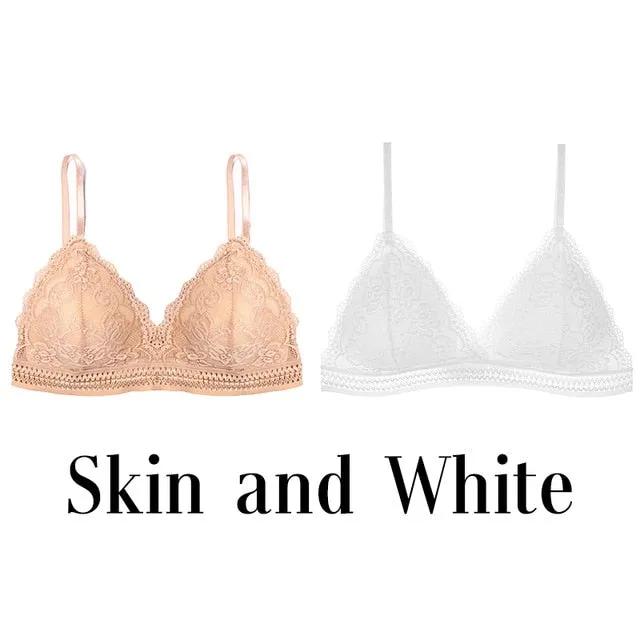 TEEK - Simple Lace Tri Bra | Multi-Options