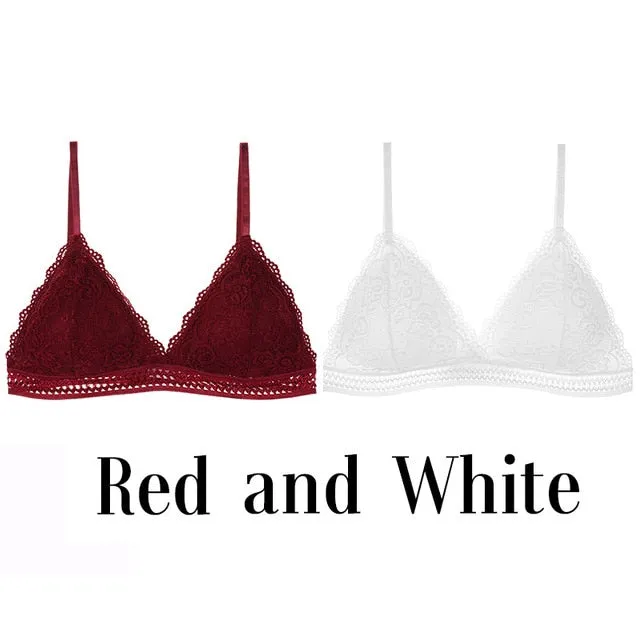 TEEK - Simple Lace Tri Bra | Multi-Options