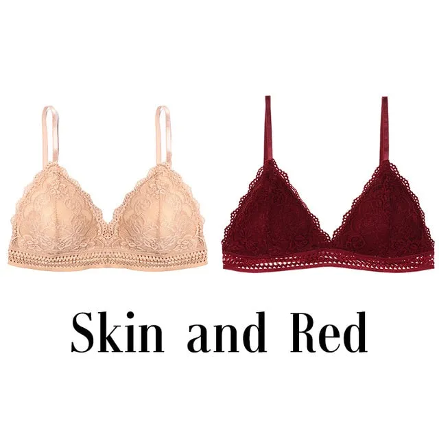 TEEK - Simple Lace Tri Bra | Multi-Options