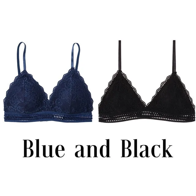 TEEK - Simple Lace Tri Bra | Multi-Options