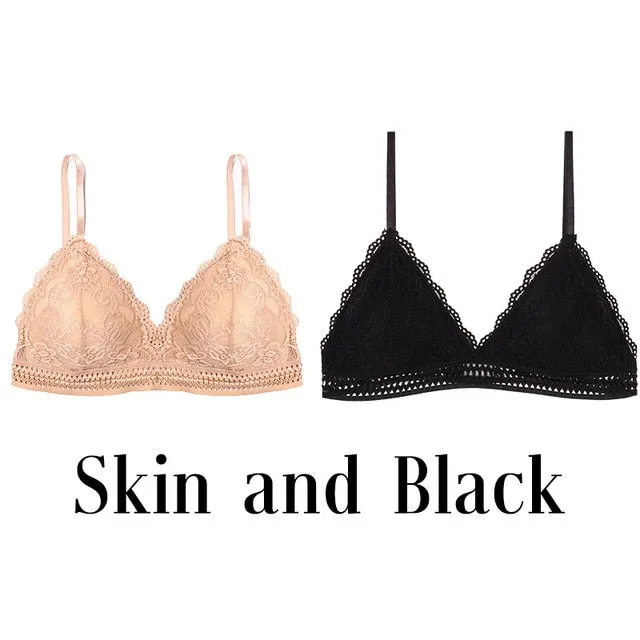 TEEK - Simple Lace Tri Bra | Multi-Options