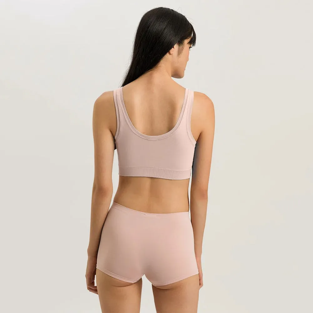 Touch Feeling Peach Whip Padded Crop Top