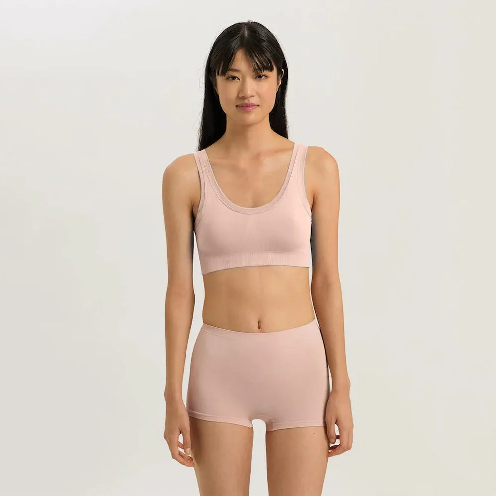 Touch Feeling Peach Whip Padded Crop Top