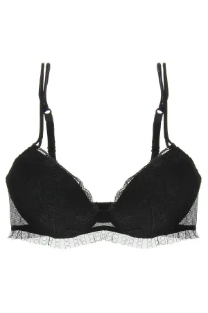 TULLE Black Lace Bra