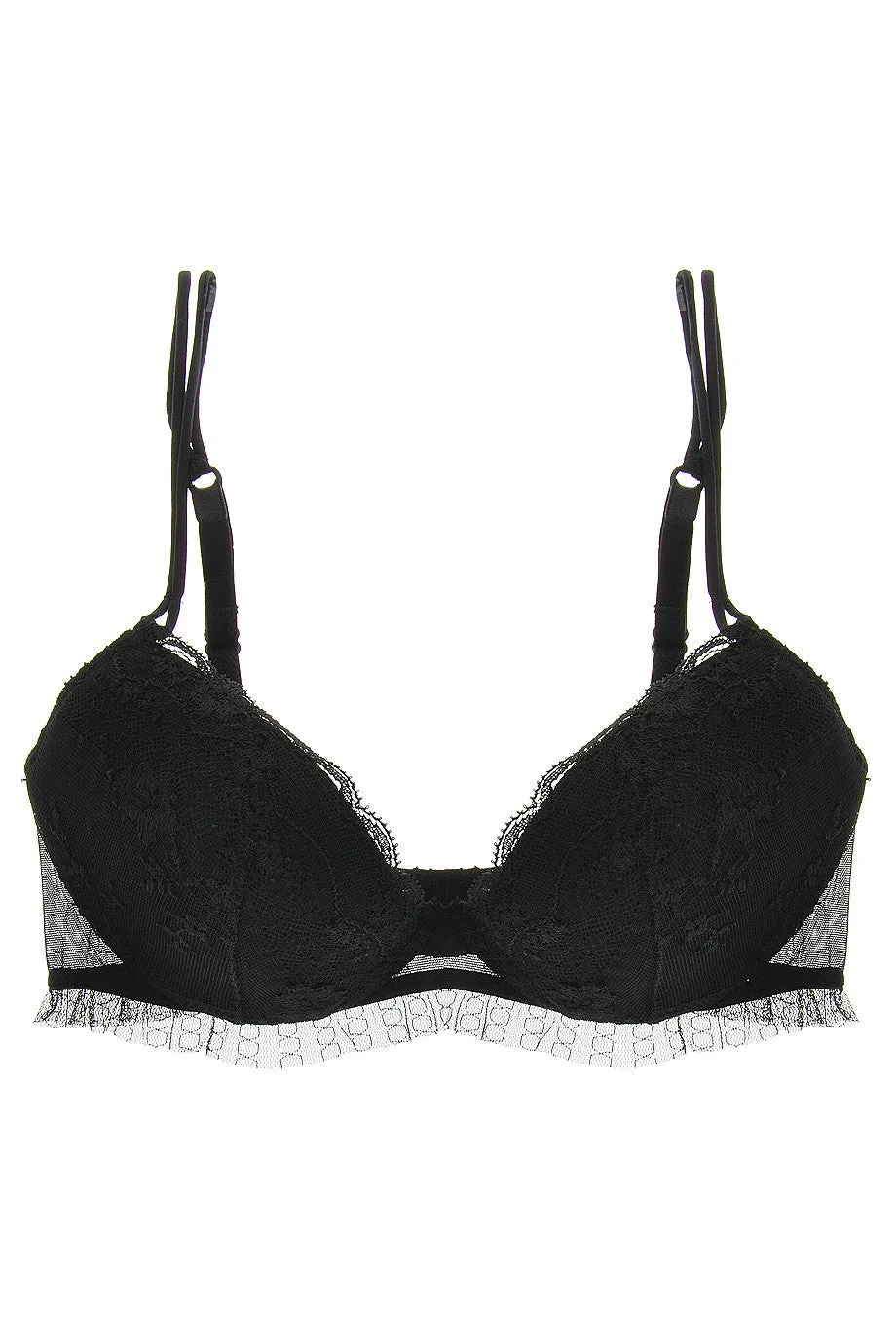 TULLE Black Lace Bra