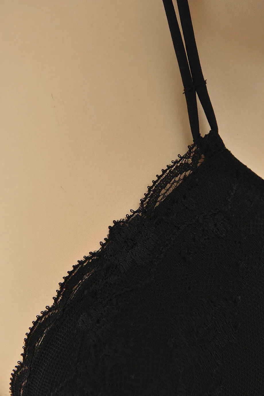 TULLE Black Lace Bra