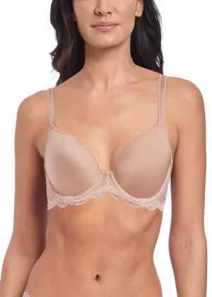 Wacoal Lace Affair Contour Bra, Rose Dust/Angel Wing