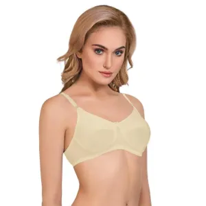 Women Cotton Full Coverage Candy Beige Bra